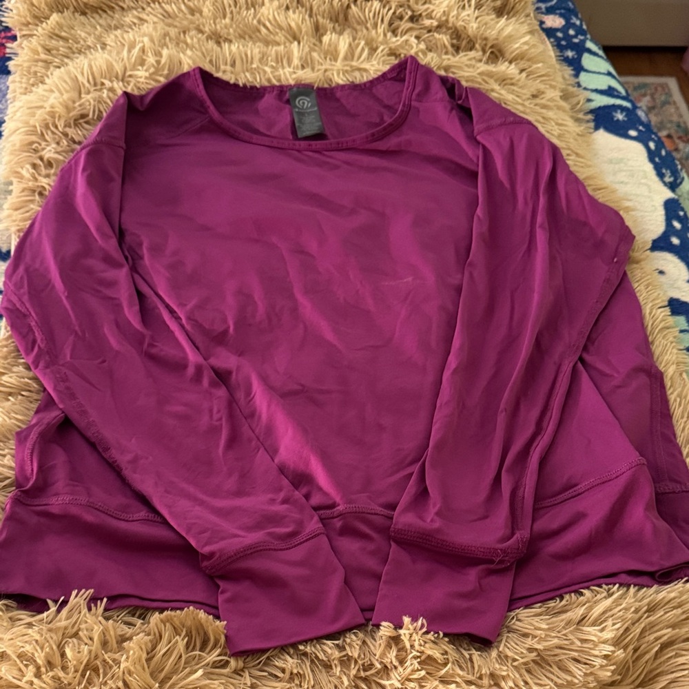 Champion Women's Long Sleeve Top - Deep Purple